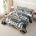 thumbnail image 3 of Erosebridal Teens Ocean Beach Quilt Full,Vintage Sea Cabin Full Bedspread Sets for Boys Girls, 3 of 7