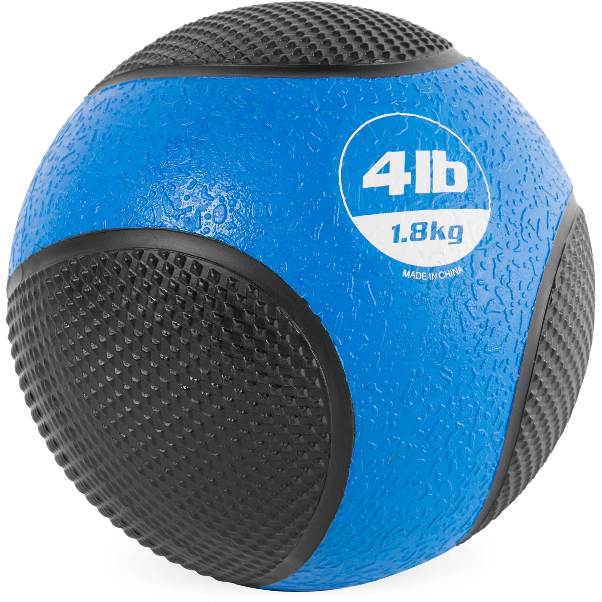 Fuel Pureformance Weighted Rubber Textured Medicine Ball, 4 lbs