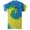 Yellow/Blue, variant on Tie-Dye CD100 Adult 5.4 oz., 100% Cotton T-Shirt