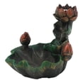 thumbnail image 4 of Ebros Zen Lotus Blossom Backflow Incense Cone Burner Tower Statue 4.25"Tall, 4 of 6