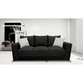 thumbnail image 2 of Sofa EL BAZAR STORE Miami Lino Negro 3 Plazas Modular Moderno, 2 of 4