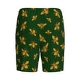 thumbnail image 5 of Naloa Hohey Bee Men's Short Pajama Pants, Lounge Comfort Shorts with Elasticized Waistband and Side Pockets - Small, 5 of 9