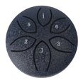 thumbnail image 2 of Instrumentos Percusión Tambor Acero 3 Pulgadas 6 Notas (oscuras) Azul, 2 of 9