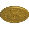 thumbnail image 3 of Ekena Millwork 12 3/4"OD x 7/8"P Legacy Acanthus Ceiling Medallion (Fits Canopies up to 3 1/2"), Hand-Painted Pharaohs Gold, 3 of 8