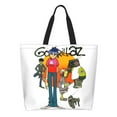 thumbnail image 2 of Gorillaz Shoulder Bag Durable Reusable Grocery Bags Shopping Tote Bag for Women, 2 of 9