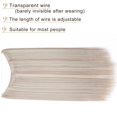 thumbnail image 5 of MY-LADY 20 Inch Invisible Wire Hair Extensions Synthetic Hair Extensions Secret Fish Line Headband Long Straight Hairpieces for Women, 5 of 8