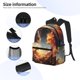 thumbnail image 3 of Fotbe Red And Gray Flame Fox Mochila Ligera Casual para Laptop para Hombres y Mujeres, Mochila Impermeable de Uso Diario, Mochila para Universidad, 3 of 6