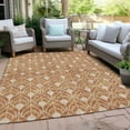 thumbnail image 6 of Addison Rugs Chantille Indoor/Outdoor Transitional Geometric Copper Washable Rectangle Rug, 10' x 14', 6 of 6