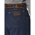 thumbnail image 6 of Wrangler Men's Cowboy Cut Rigid Relaxed Fit Jeans Indigo 34W x 36L  US, 6 of 8