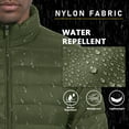 thumbnail image 6 of TACVASEN Men's Lightweight Puffer Jackets Warm Winter Coats Water Repellent Windproof Jacket Army Green S, 6 of 7