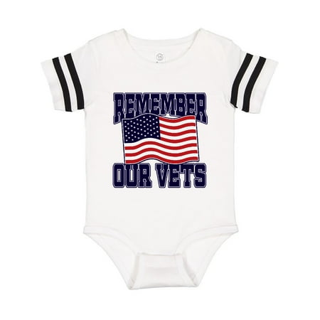 

Inktastic Veteran Remember our Vets Gift Baby Boy or Baby Girl Bodysuit