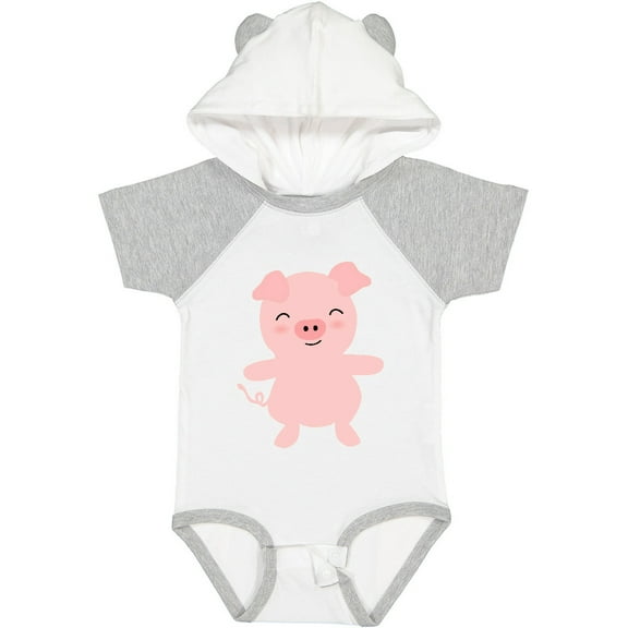 Inktastic Cute Pig Boys or Girls Baby Bodysuit