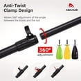 thumbnail image 5 of AbahubFit Paddle Oars for SUP and Kayak 2-IN-1, Adjustable Lightweight Paddle (4-Piece), Aluminum Shaft 68-84"(Green), 5 of 9