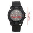 thumbnail image 4 of 2 Pcs Montre Quartz Décontractée avec Bracelet Réglable en Nylon Doux Sport Homme Montre Mode Homme Maoww, 4 of 8