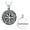 Customize, variant on Cremation Jewelry Viking Runic Compass Urn Necklace for Ashes Ashes Pendant Necklace Keepsake Memory Jewelry Gifts for Women Men