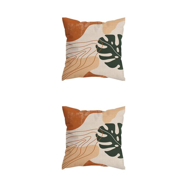 Baohd Home Decoration With Cushion Cover Easy To Clean And Soft Soft Durable Polyester Throw Pillows Cover Pillow Cover W0134-6 2Set