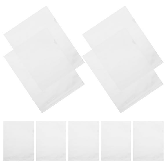 20pcs Clear Document Sleeves Folder Protector for Office Study Paper Protection
