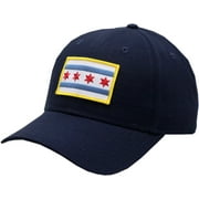 Chicago Flag Ripstop Adjustable Hat Navy 19-1266