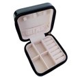 thumbnail image 1 of Jewelry Box Jewelries Storage Case PU Leather Organizer for Necklace Earring Rings Bracelet Ear Studs, 1 of 7