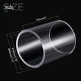thumbnail image 2 of Uxcell Acrylic Pipe Rigid Tube for Lighting Models Plumbing Crafts 70mm x 80mm, 2 of 4