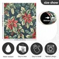 thumbnail image 5 of Yayeee Magnetic Dishwasher Cover for The Front Decoration Home Kitchen Machine Sticker Protector, Retro Christmas Poinsettia, 5 of 6