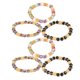 thumbnail image 2 of Pulsera de cuentas, 6 piezas, pulsera de cuentas, brazalete de cuentas brillantes, regalo para mujer, rendimiento de alta gama, 2 of 14