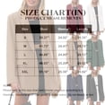 thumbnail image 3 of Women’s Long Sleeve Double Breasted Blazer Jacket with Notched Lapel and Pockets for Office Casual Wear Khaki M, 3 of 4
