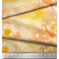 thumbnail image 3 of Soimoi Viscose Chiffon Fabric Rose Watercolor Fabric Prints By Yard 42 Inch Wide, 3 of 3
