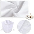 thumbnail image 5 of Camicover Fake Collar Detachable Half Shirt False Collar Solid Color Pointed Doll Peter Pan Blouse Dickey for Women Favors, 5 of 6