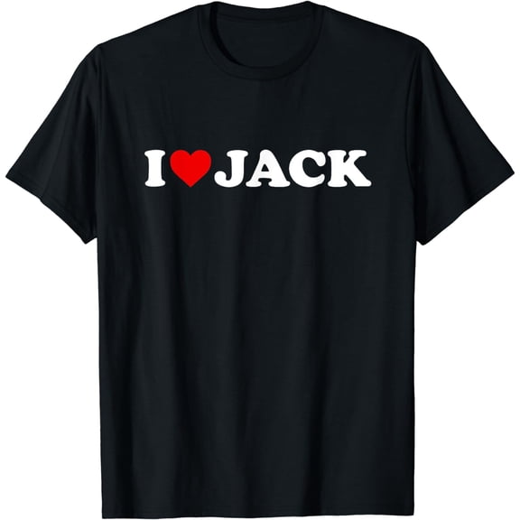 I Love Jack - Heart T-Shirt