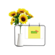 thumbnail image 1 of Máscara de carnaval Tarjeta de bendición de jarrón de girasol artificial, 1 of 3