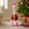 thumbnail image 6 of Aurorax Christmas Desk Goose Outfit 7 inch,Small Desk Goose Clothes Set,Winter Red 7in Desk Goose Holiday Outfits for Office Tabletop Home Decor, 6 of 7