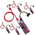 thumbnail image 3 of Usb 3.0 Pci-E Riser 1X 4X 8X 16X Extender Riser Adaptador Tarjeta Sata 15Pin A 6 Pin Cable De Alimentación Cateissary EL013453-01, 3 of 6