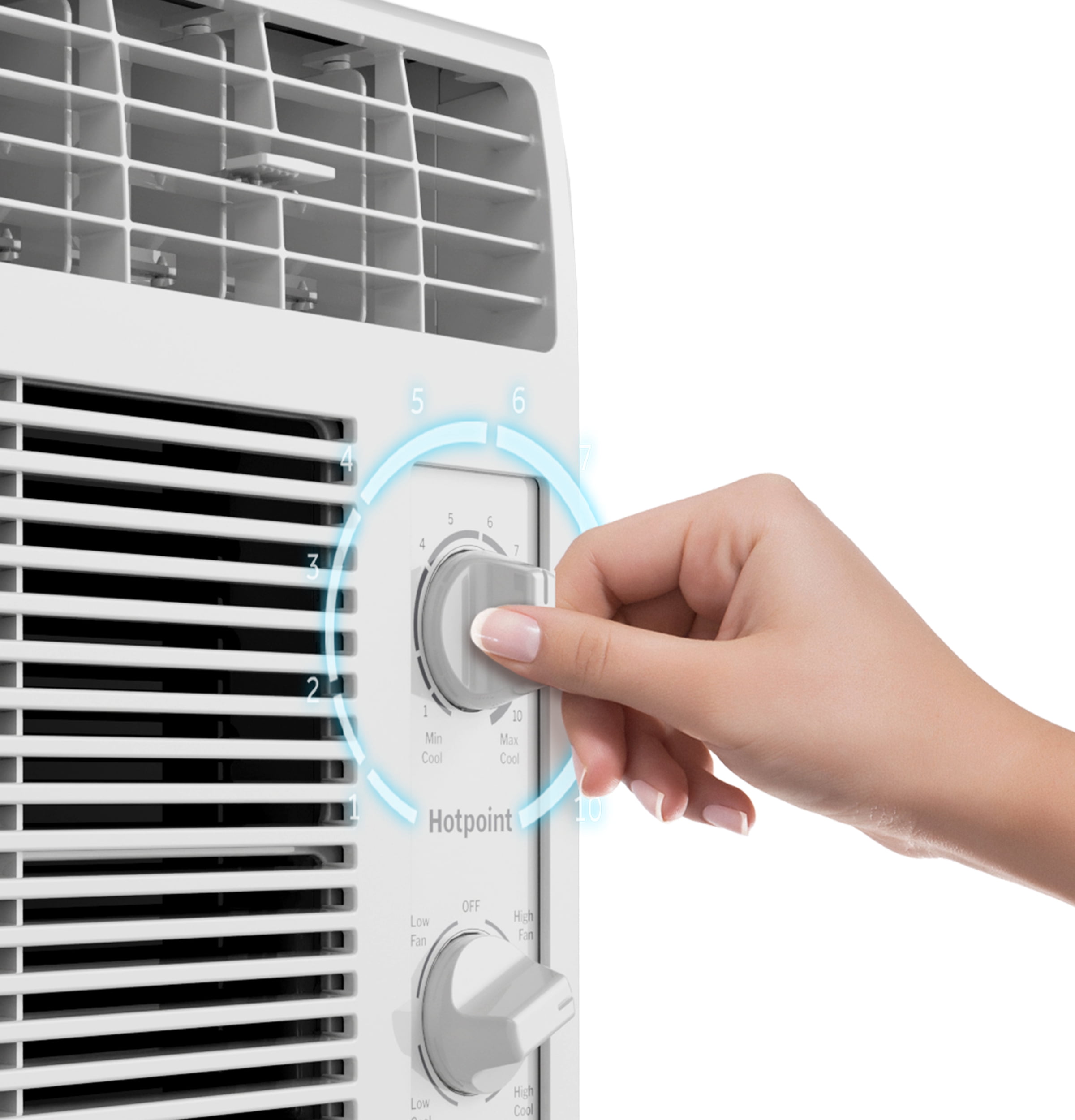 Walmart Exclusive Hotpoint® 5000 BTU, 115V Mechanical Window Air Conditioner, Covers 150 sq. ft.