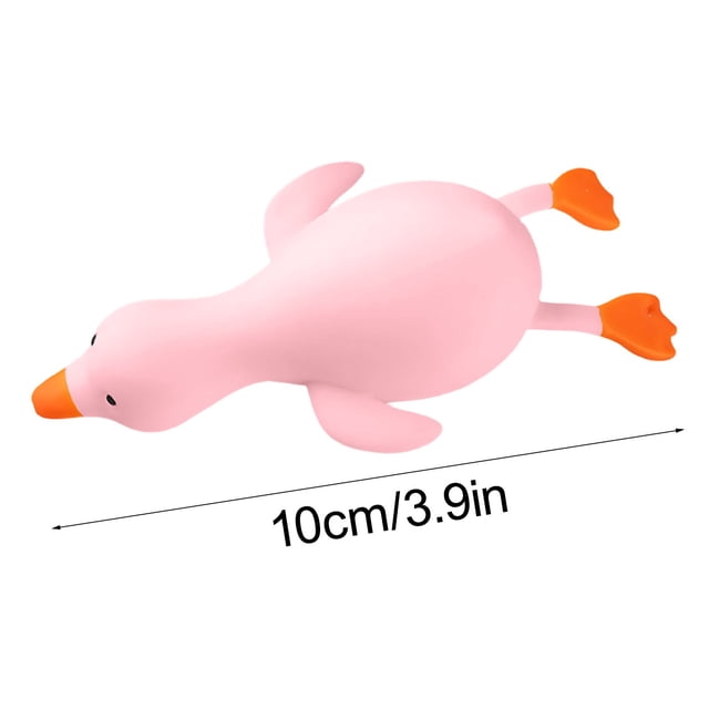 Juguete de Alivio Del Estrés para Niños Y Adultos, Patos Pinchables Interactivos Y Grandes Gansos Blancos para Diversión