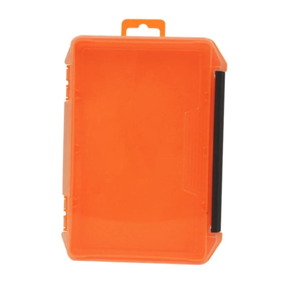 koolsoo Fly Fishing Box Storage Box EVA Foam Insert Sturdy Baits Storage Case Large Capacity Practical Lightweight Fly and Lure Boxes orange