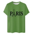 thumbnail image 4 of Paris Is Always A Good Idea Graphic Tees for Men 2026 Summer Casual Short Sleeve Crewneck Travel T Shirts, 4 of 4