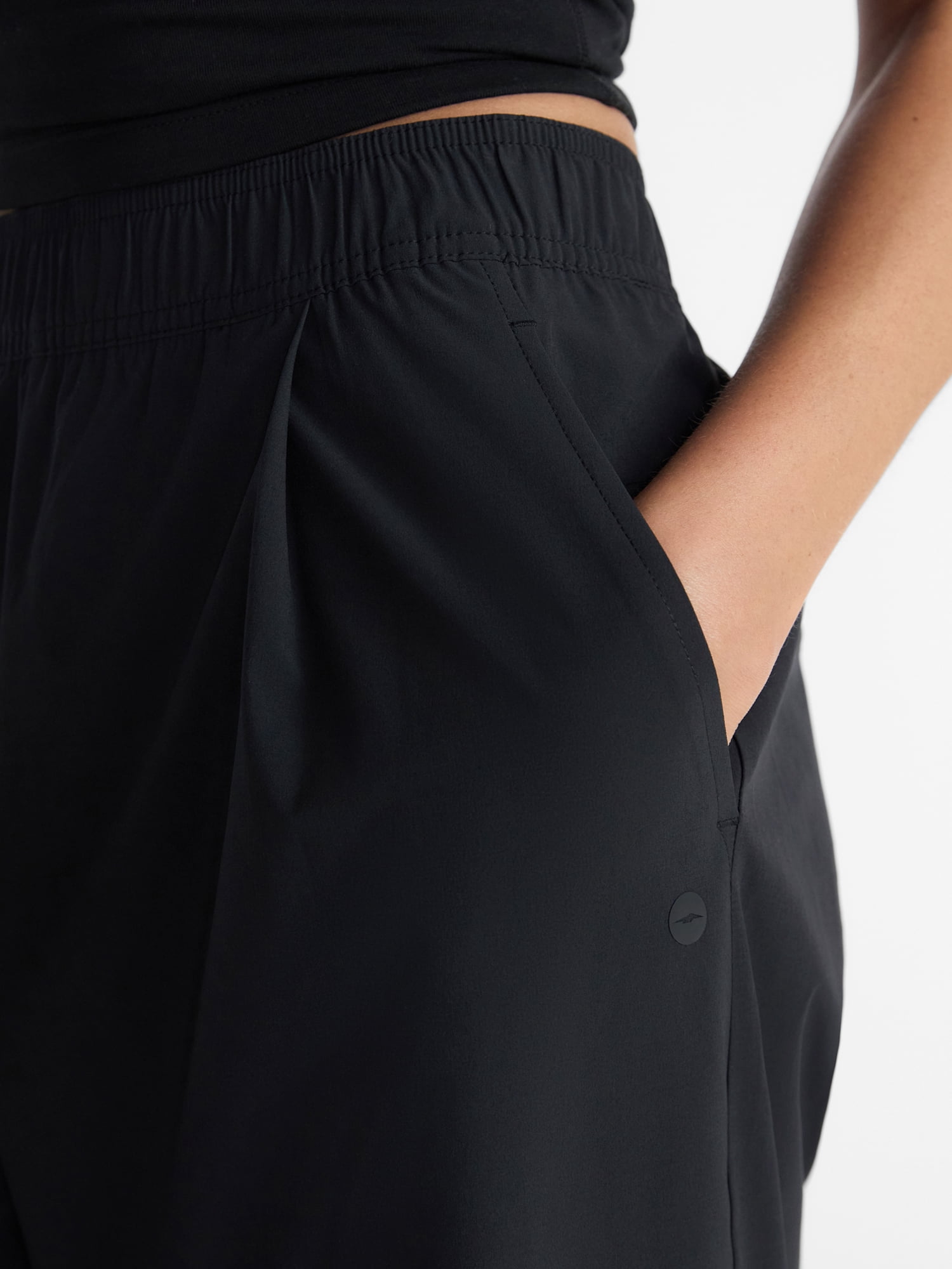 Avia Women's and Women's Plus FeatherStretch Woven Wide Leg Pants, 30'' Inseam, Sizes XS-4X