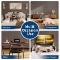 thumbnail image 6 of EuKer Acoustic Wood Wall Panels, 23.6" Fluted Wall Panels for Living Room, Bedroom, Office (0.7" Thickness / 8 Pack), 6 of 6