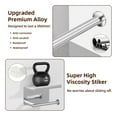 thumbnail image 6 of 1PC Adhesive Toilet Paper Holder with Phone Shelf, Wall Mounted Toilet Paper Roll Holder, Stainless Steel Rustproof Bathroom Tissue Roll Holder, No Drilling or Wall Mounted with Screws, 6 of 7