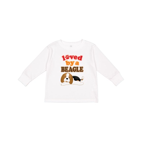 Inktastic Beagle Dog Lover Gift Boys or Girls Long Sleeve Toddler T-Shirt