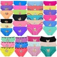 thumbnail image 4 of ToBeInStyle Girls' Pack of 6 Mystery Seamless Underwear Bottoms - Bikinis, 4 of 5
