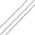 thumbnail image 1 of 304 Stainless Steel Cable Chains Soldered Stainless Steel Color 1.5x1x0.5mm, 1 of 2