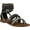 Black Multi, variant on Azura by Spring Step Women's BELALIA Flat Sandal