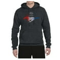 thumbnail image 2 of Wild Bobby, Classic Ford Mustang Car Logo, Cars and Trucks, Unisex Graphic Hoodie Sweatshirt, Heather Black, Medium, 2 of 3