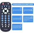 thumbnail image 3 of RCR503BR Universal 3-Device Palm-Sized Replacement Remote Control for RCA TV, VCR/DVD, Satellite Receiver, Cable Box, Digital TV Converter Sub RCR503BE RCR503BZ, 3 of 5