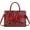 A-red, variant on NCY Women's Crocodile Pattern Satchel Handbags Stylish Tote Handbags crocodile purses for women 3 Pcs Set | Crocodile Pattern, Stylish, crocodile purses, for women