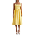 thumbnail image 1 of Faithtur Femmes Été Midi Robe Cami Sans Manches Dos Nu Couleur Haute Taille Robe de Soirée, 1 of 9