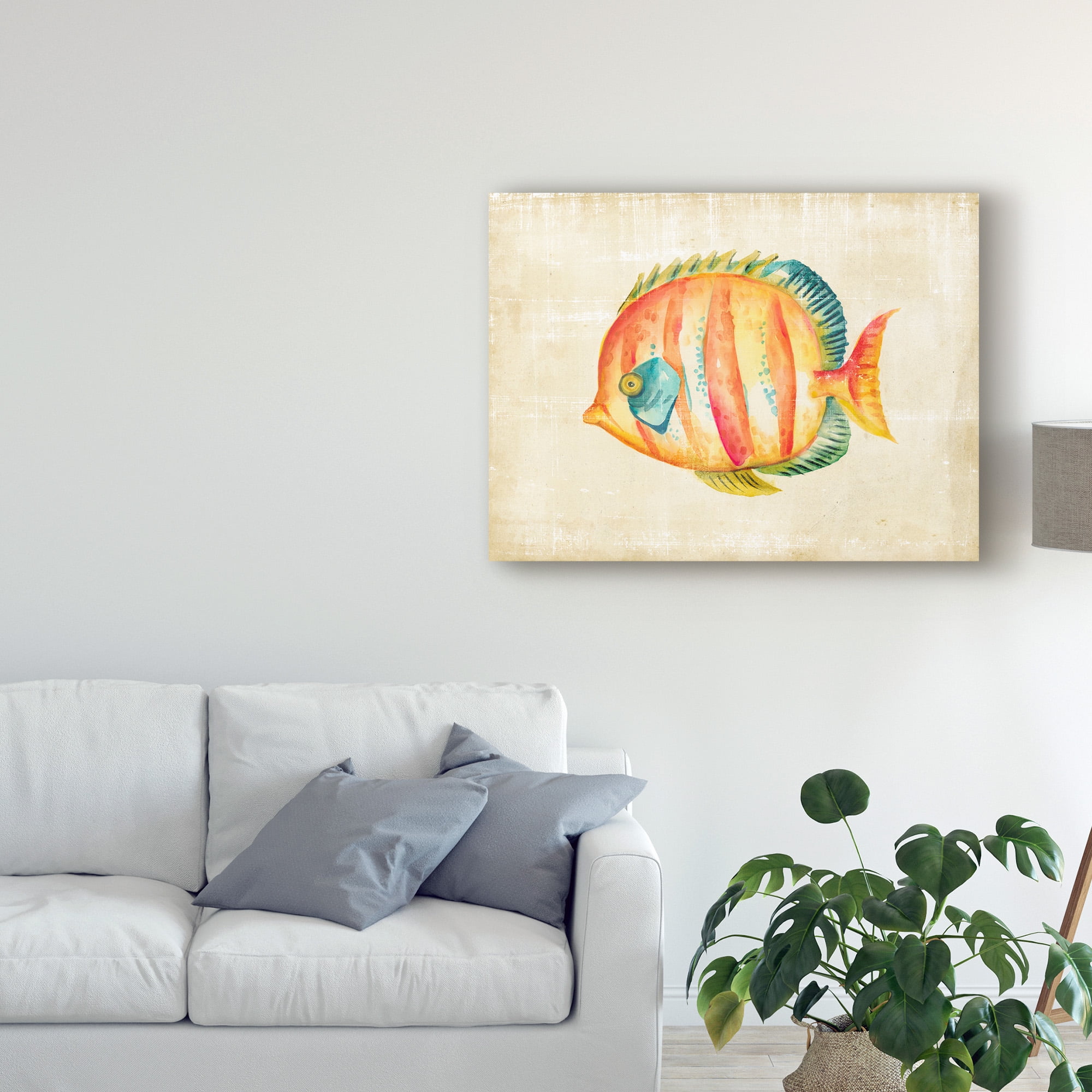 Trademark Fine Art 'Aquarium Fish II' Canvas Art by Chariklia Zarris