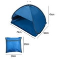 thumbnail image 5 of YIEMEEN Portable Beach Headrest Sunshade Tent Light Weight Head Sun Shelter Tent for Outdoor Beach Camping Easy to Carry, 5 of 11